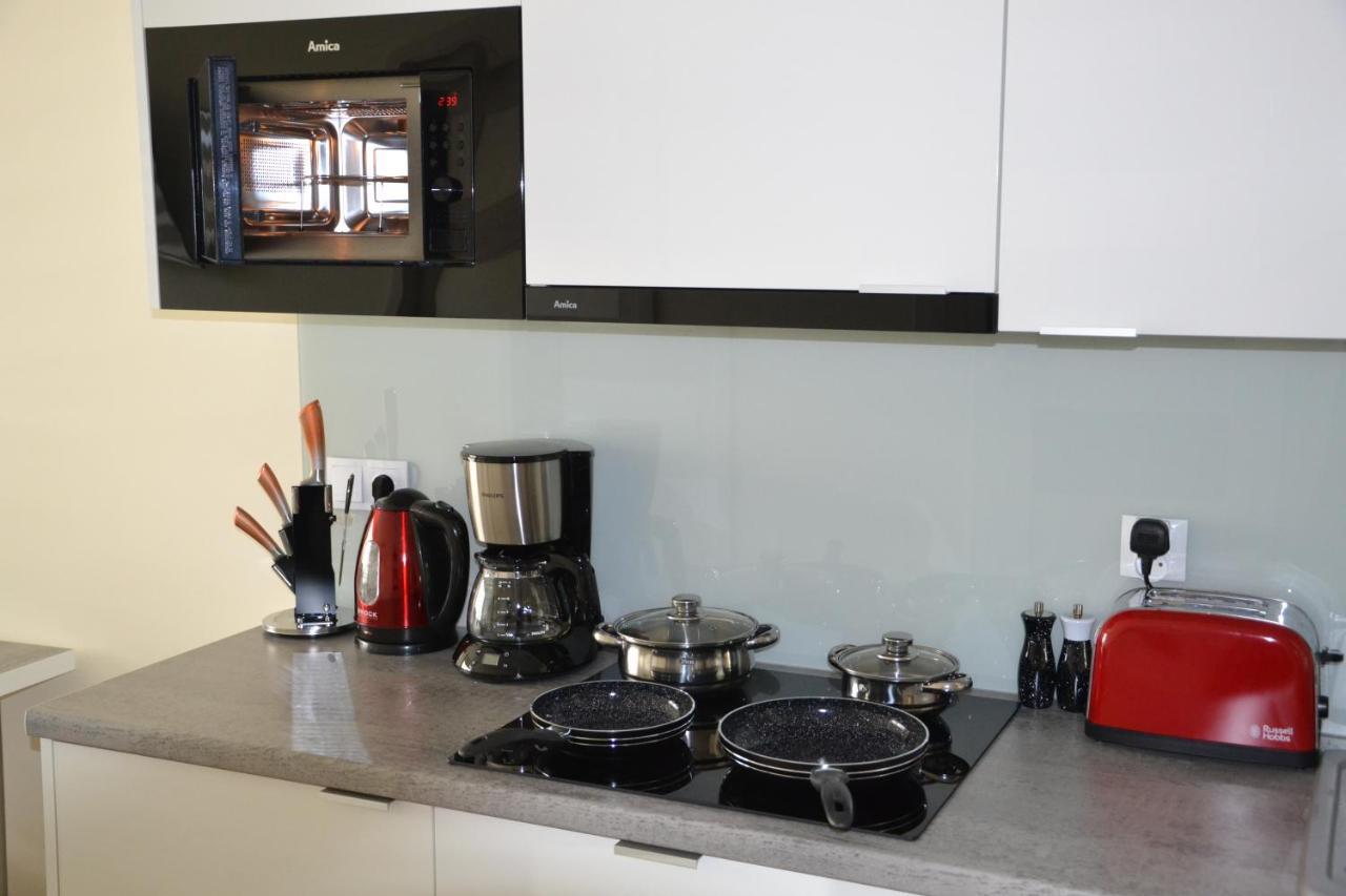 Srebrny Z Garażem Apartament